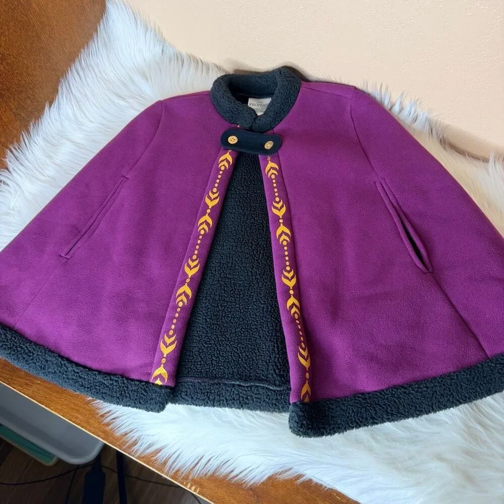 Disney Frozen 2 Anna Travel Cape Size 120/60 US size 7